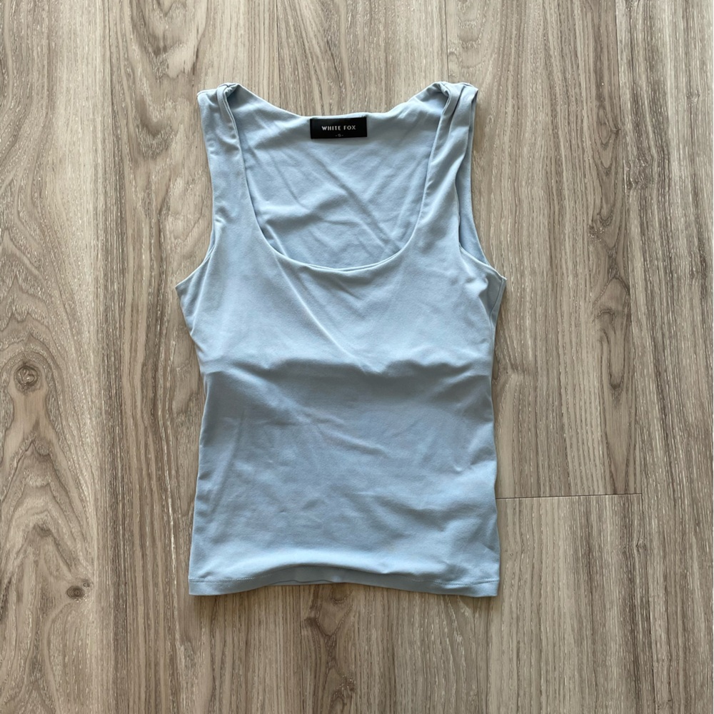 Steel Blue Tank Top
